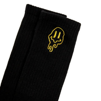 SMILEY DRIP EMBROIDERED SOCKS