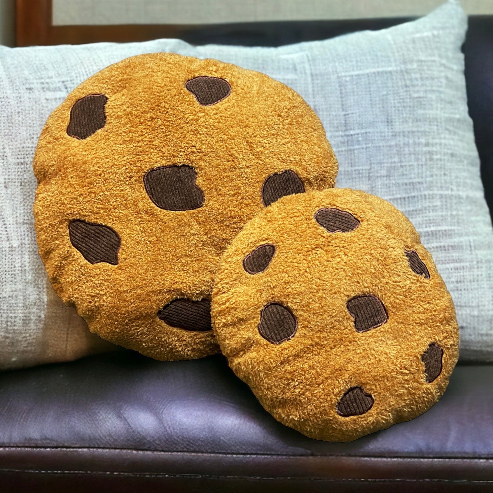 Chocolate chip cookie pillow hotsell