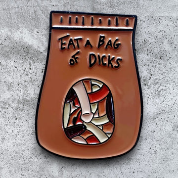 BAG OF DICKS ENAMEL PIN