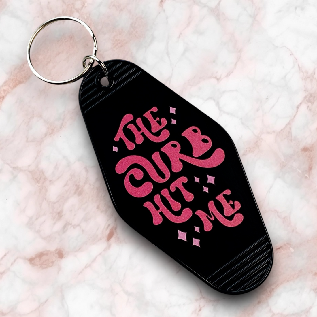 THE CURB HIT ME KEYCHAIN