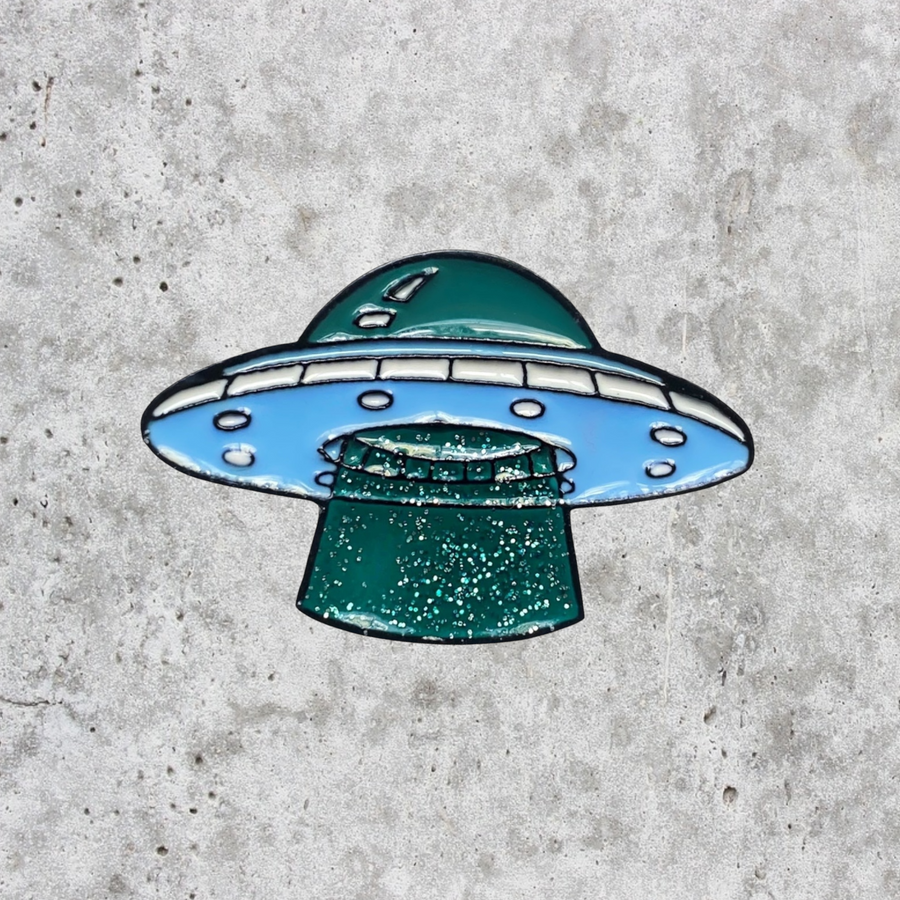 UFO ENAMEL PIN