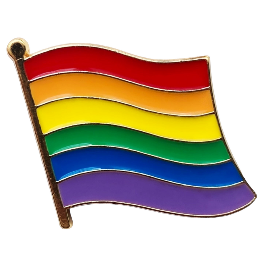 PRIDE FLAG ENAMEL PIN