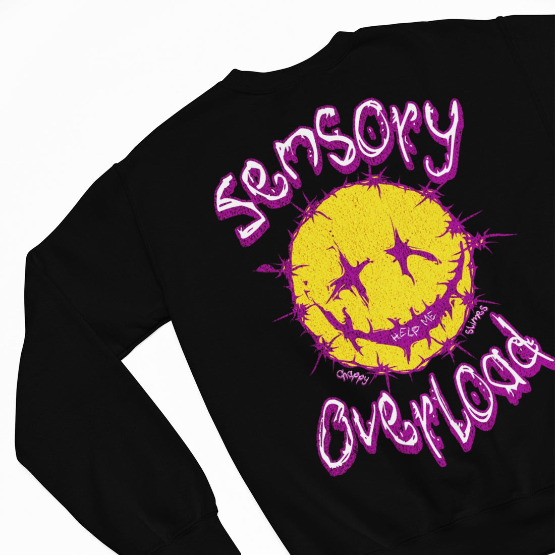 SENSORY OVERLOAD SMILEY CREW NECK