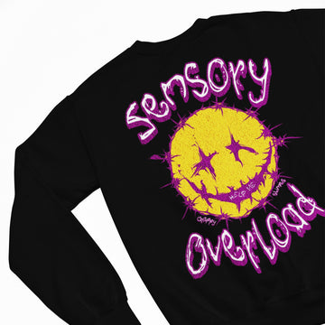SENSORY OVERLOAD SMILEY CREW NECK