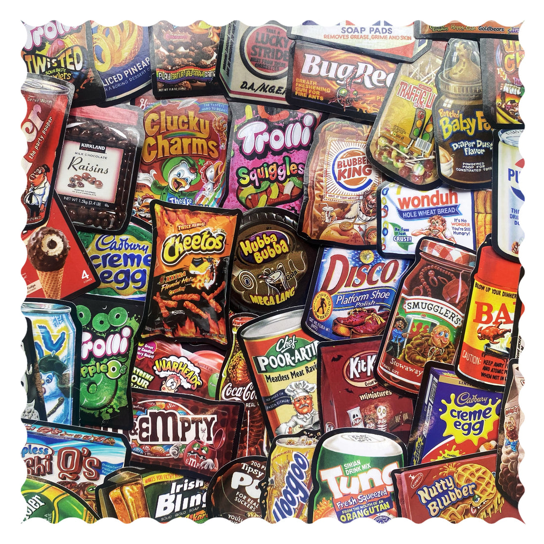 WEIRD SNACKS! (STICKER PACK 45PCS)