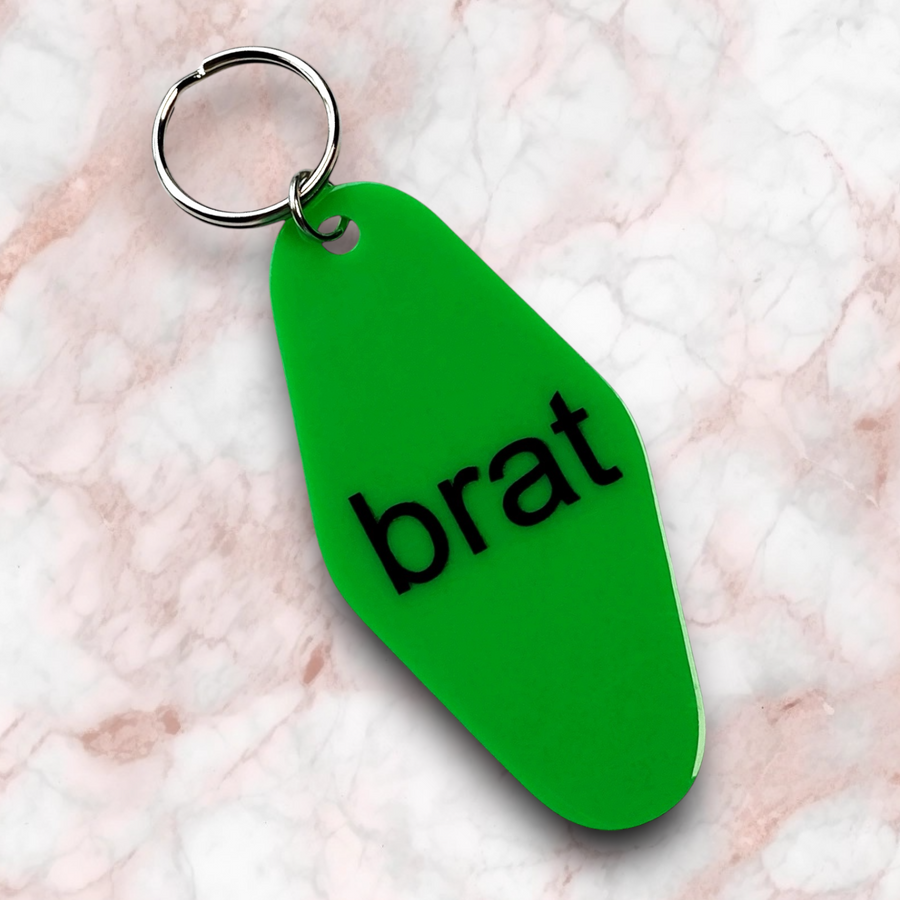 BRAT KEYCHAIN