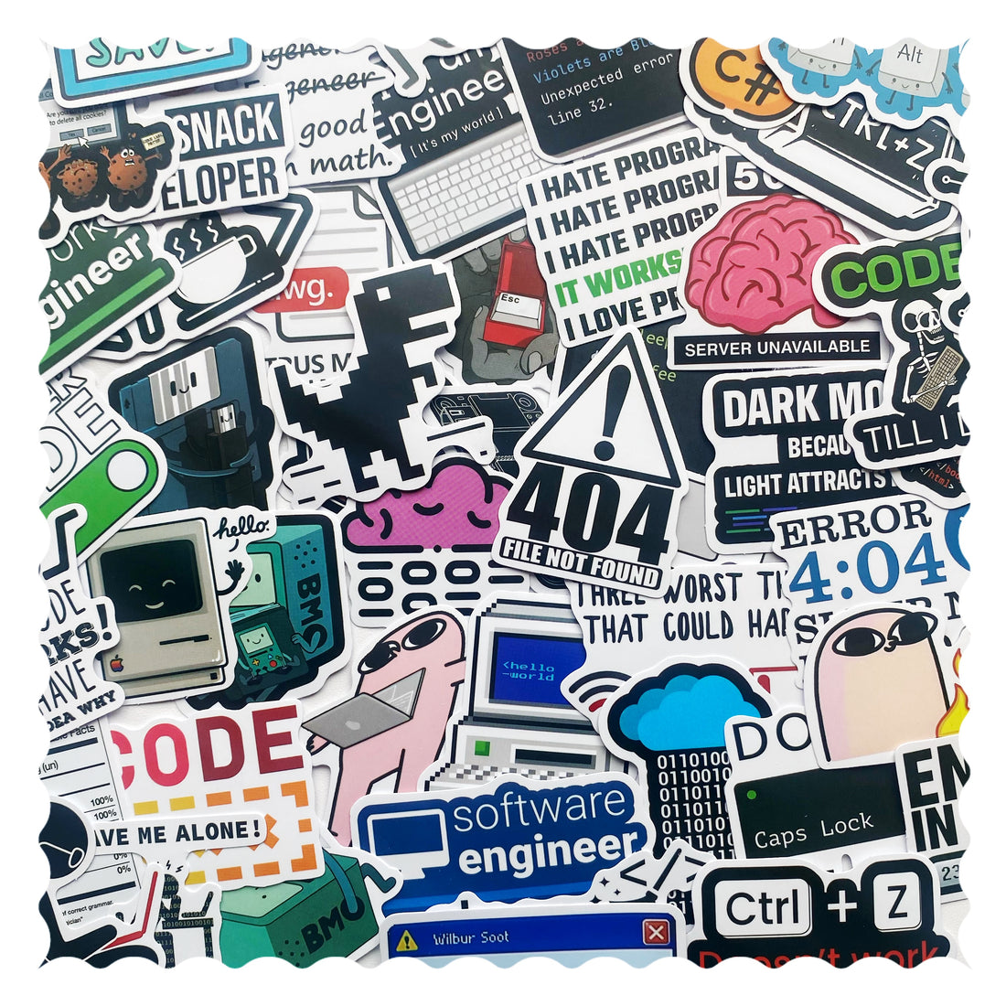 FUNNY PROGRAMMER! (STICKER PACK 50PCS)