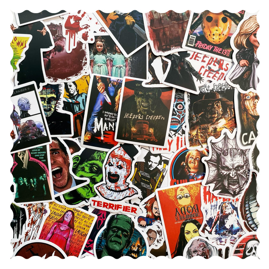 HORROR MOVIES (STICKER PACK 50PCS)