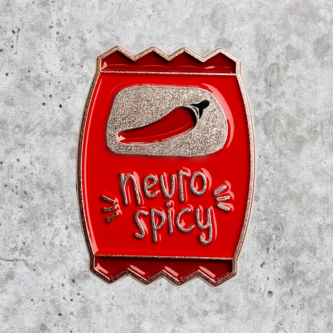 NEURO SPICY ENAMEL PIN